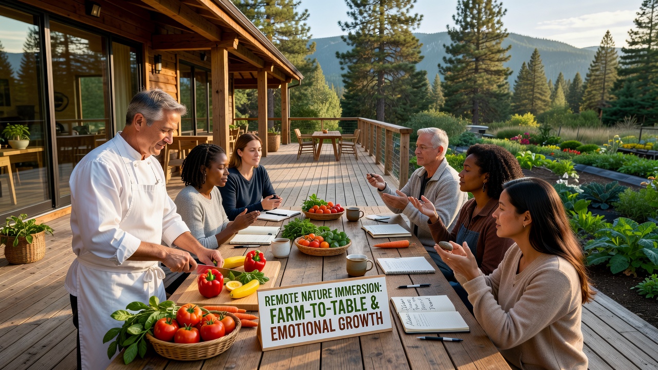The Intersection of Farm-to-Table Cooking and Emotional Intelligence Training in Remote Nature Immersion Programs